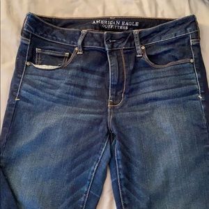 Ultra stretch straight leg  American Eagle jeans